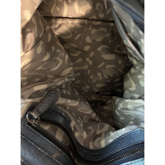 Aimee Kestenberg Braided Strap Gray Silver Metallic Teal Shoulder Bag - Picture 9 of 9